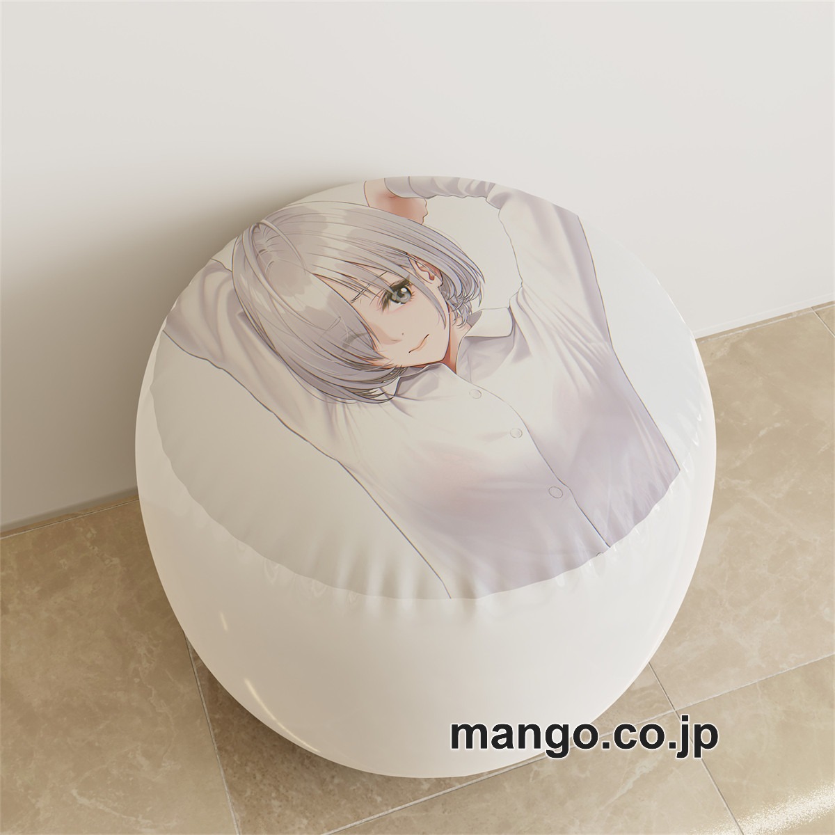 PVC ラウンドスツール【佐紹ミヒロ】OL アニメ キャラクターグッズ PVC製 ラウンドスツール コレクション用 2