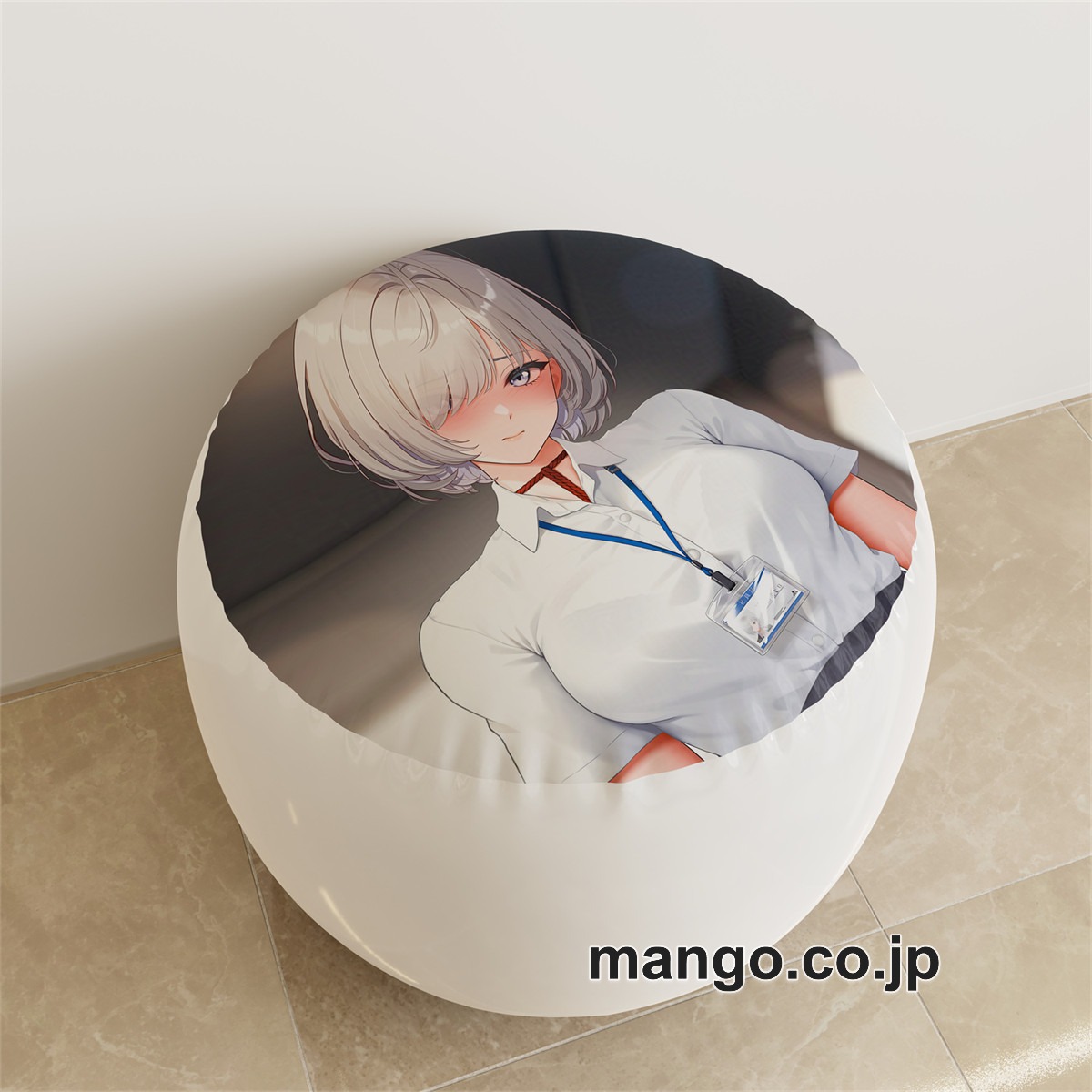 PVC ラウンドスツール【佐紹ミヒロ】タイトスカート チャイナドレス アニメ キャラクターグッズ PVC製 ラウンドスツール コレクション用