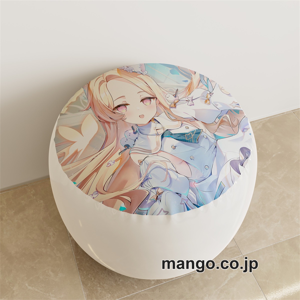 PVC ラウンドスツール【ブルーアーカイブ】百合園セイア 氷室セナ アニメ キャラクターグッズ PVC製 ラウンドスツール コレクション用
