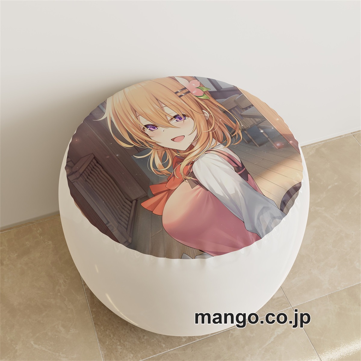 PVC ラウンドスツール【ご注文はうさぎですか】保登心愛 アニメ キャラクターグッズ PVC製 ラウンドスツール コレクション用