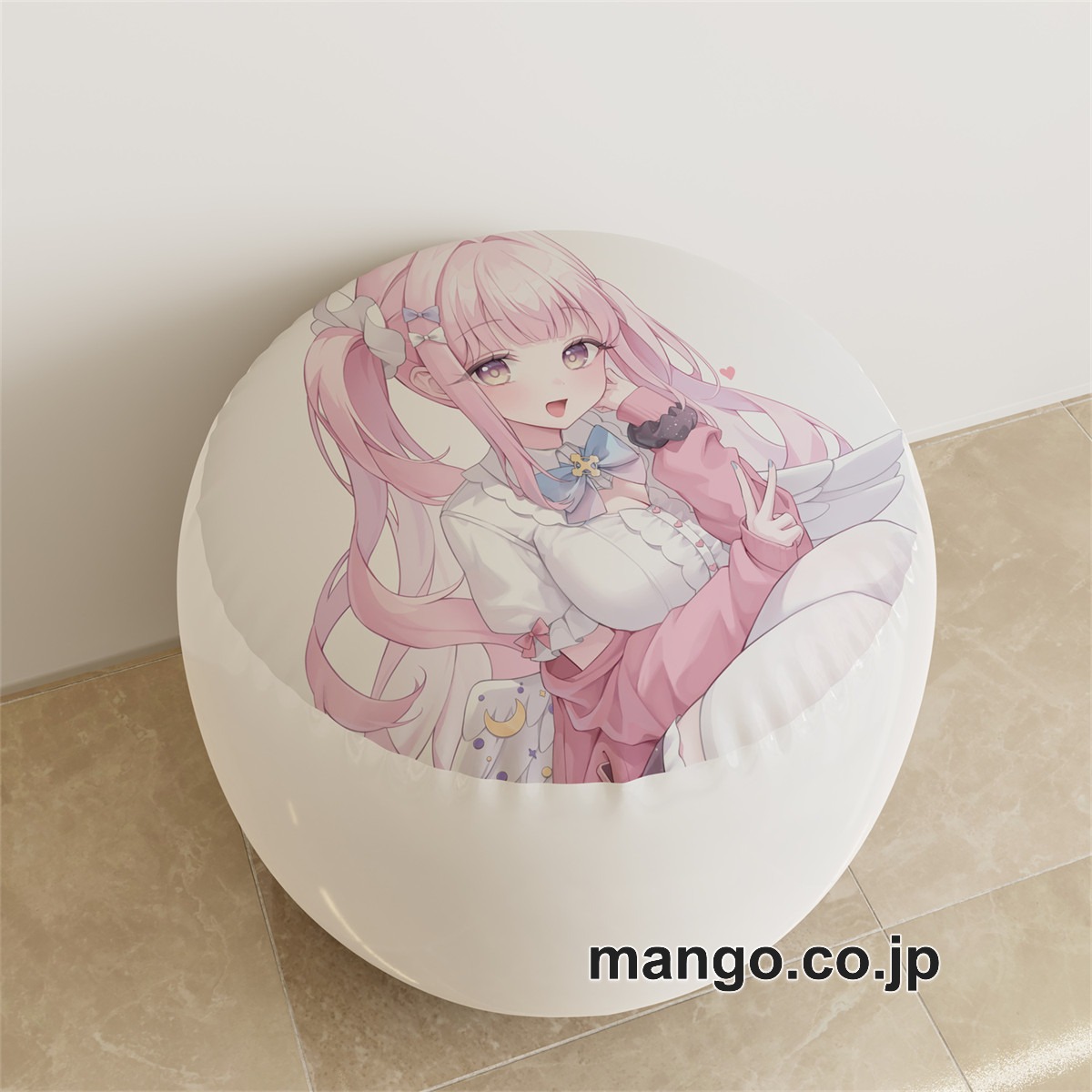 PVC ラウンドスツール【ブルーアーカイブ】聖園ミカ アニメ キャラクターグッズ PVC製 ラウンドスツール コレクション用 2
