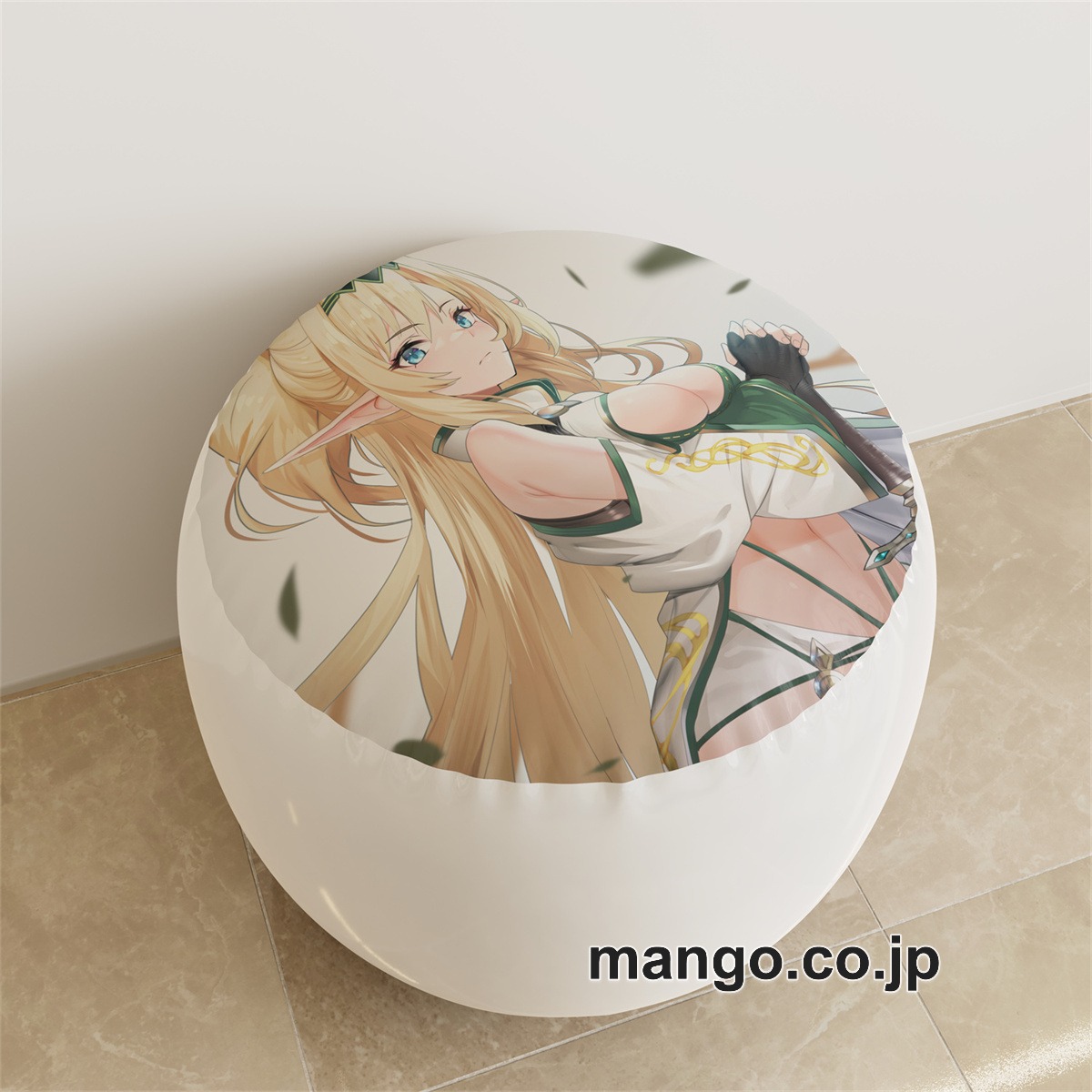 PVC ラウンドスツール【オリジナル】エルフ エルフ耳 アニメ キャラクターグッズ PVC製 ラウンドスツール コレクション用