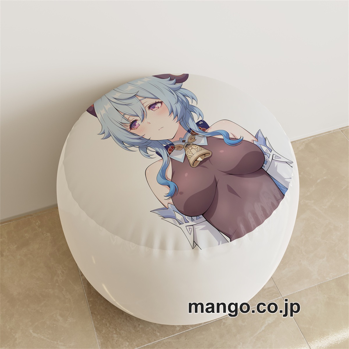 PVC ラウンドスツール【原神】甘雨 アニメ キャラクターグッズ PVC製 ラウンドスツール コレクション用