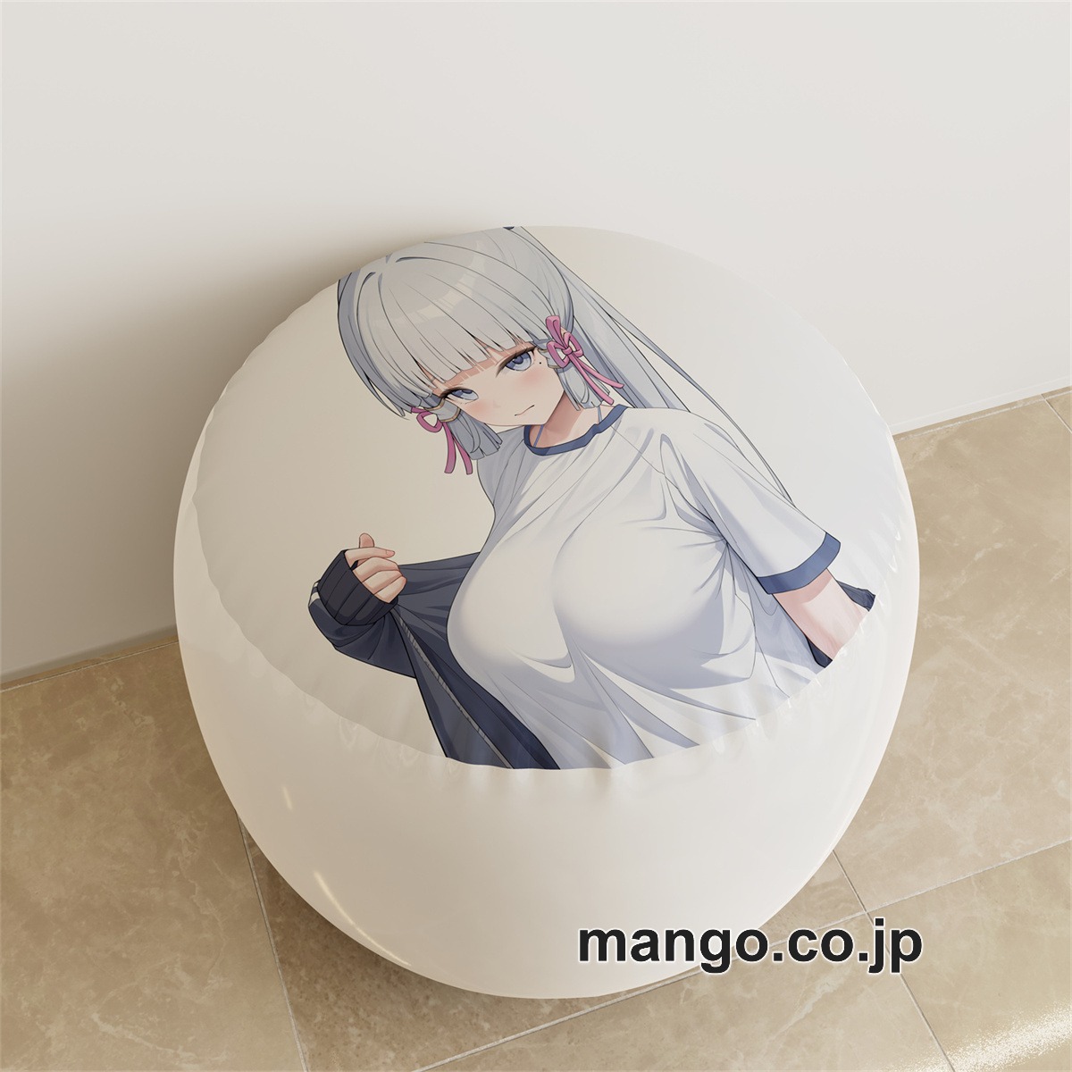 PVC ラウンドスツール【原神】神里綾華 アニメ キャラクターグッズ PVC製 ラウンドスツール コレクション用