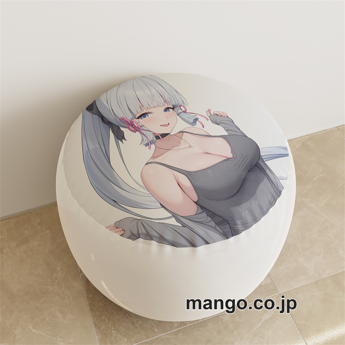 PVC ラウンドスツール【原神】神里綾華 アニメ キャラクターグッズ PVC製 ラウンドスツール コレクション用 2