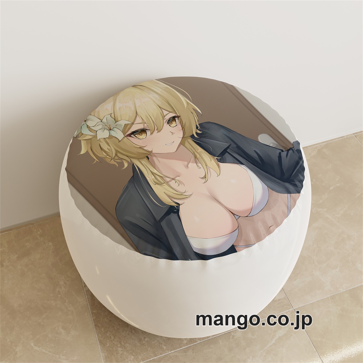 PVC ラウンドスツール【原神】蛍 アニメ キャラクターグッズ PVC製 ラウンドスツール コレクション用