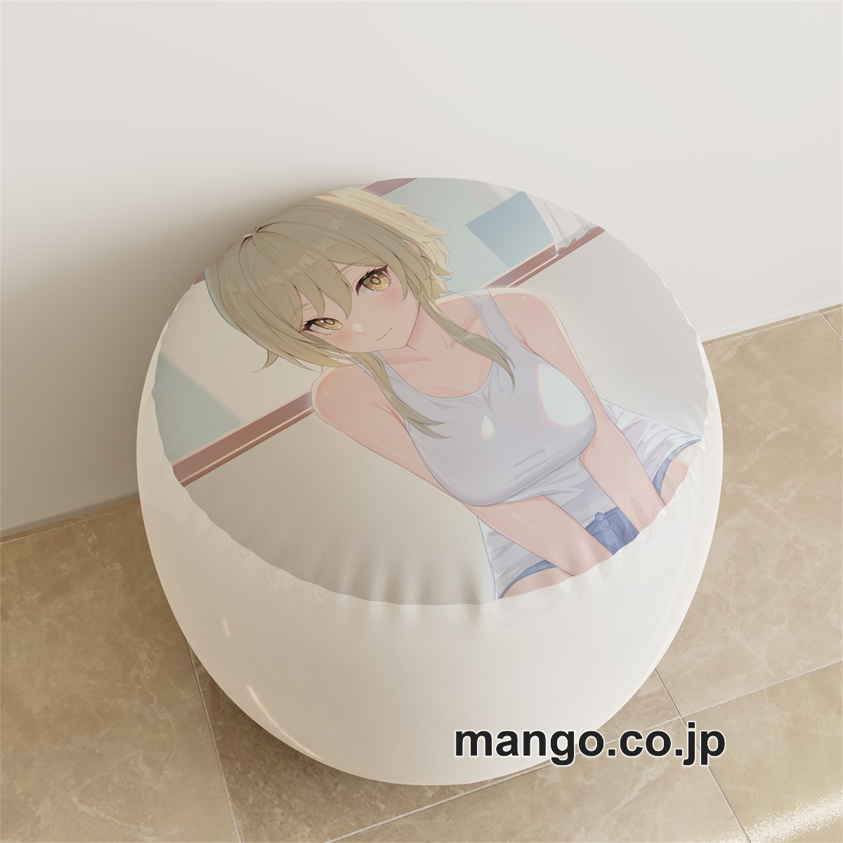 PVC ラウンドスツール【原神】蛍 アニメ キャラクターグッズ PVC製 ラウンドスツール コレクション用