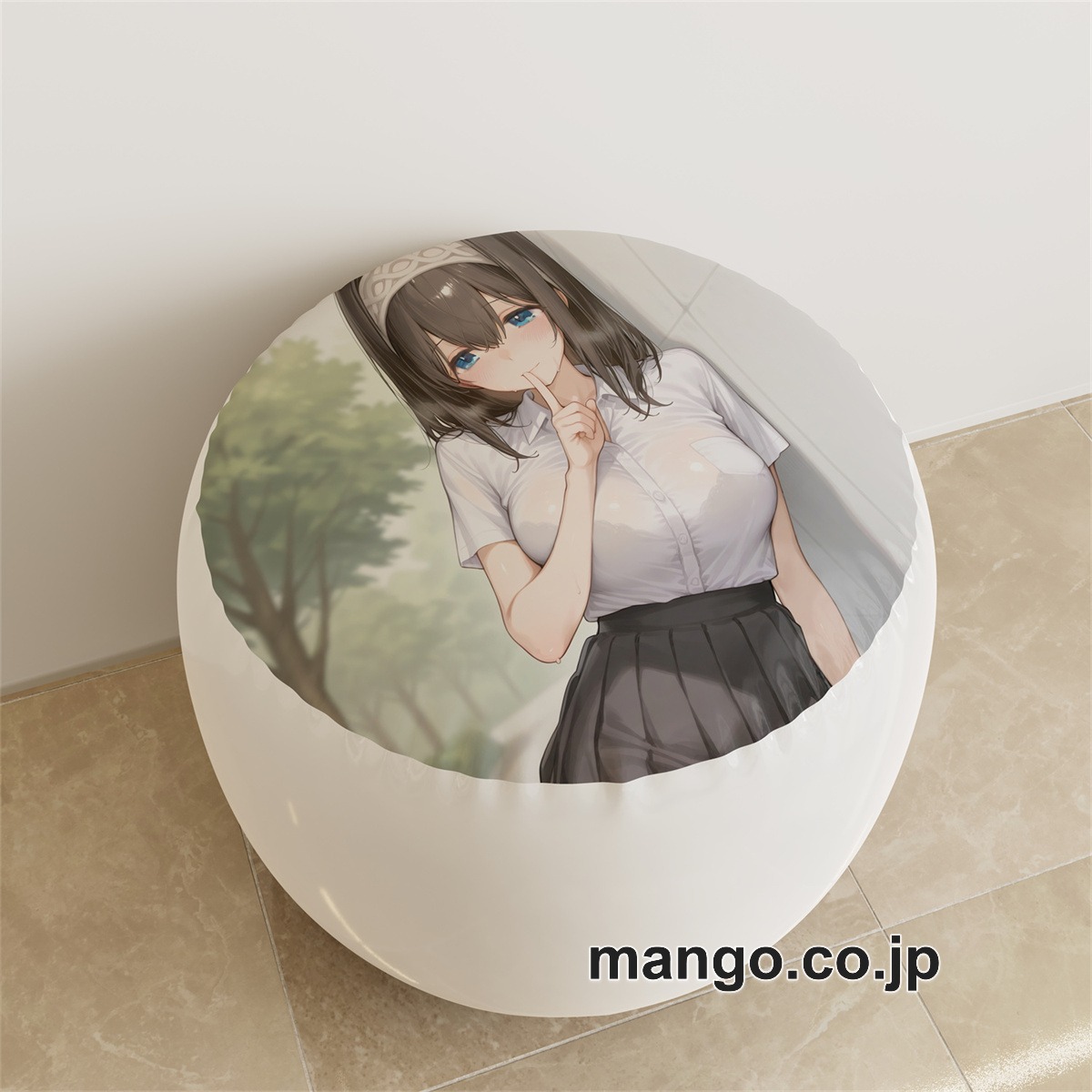 PVC ラウンドスツール【アイドルマスターシンデレラガールズ】鷺沢文香 アニメ キャラクターグッズ PVC製 ラウンドスツール コレクション用