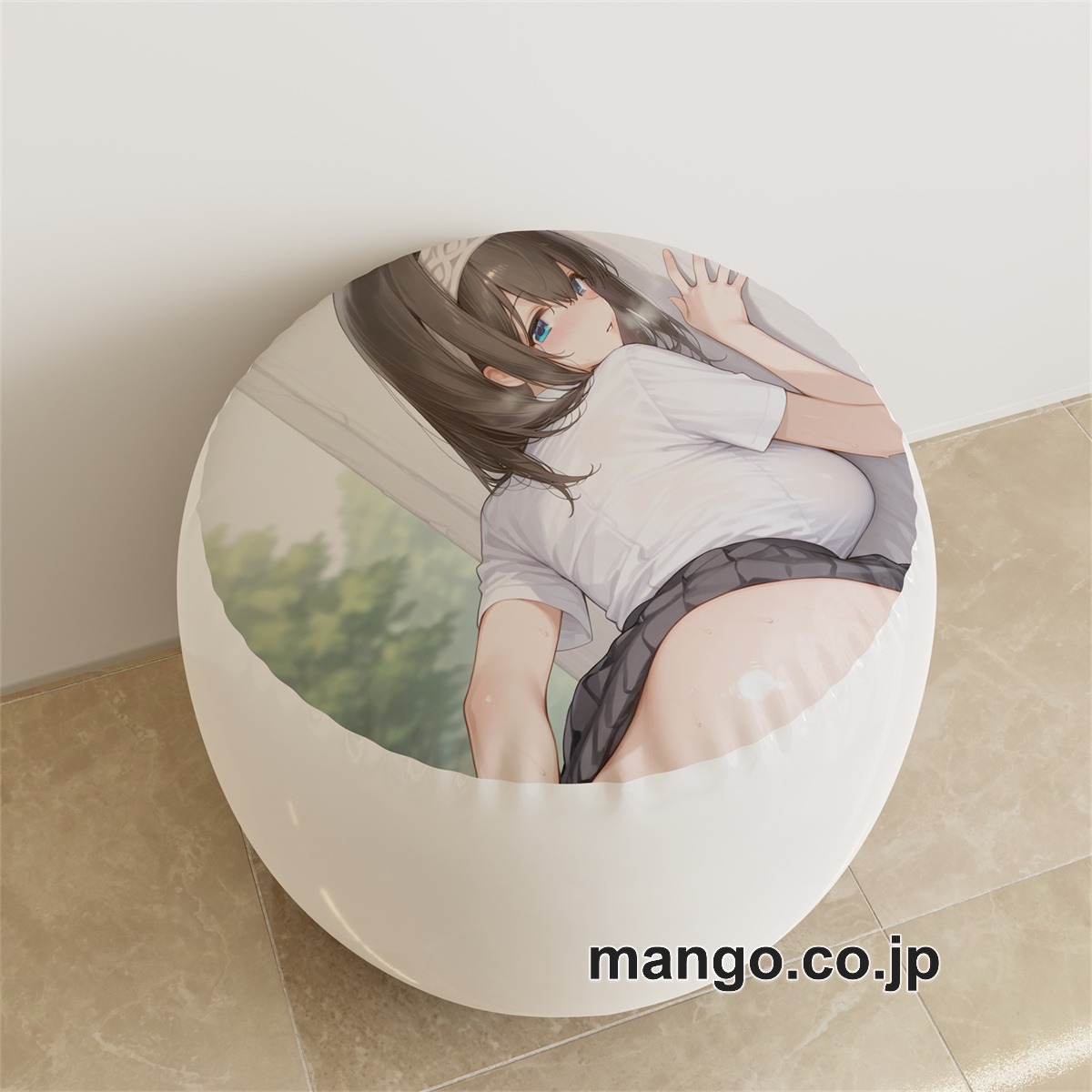 PVC ラウンドスツール【アイドルマスターシンデレラガールズ】鷺沢文香 アニメ キャラクターグッズ PVC製 ラウンドスツール コレクション用 2
