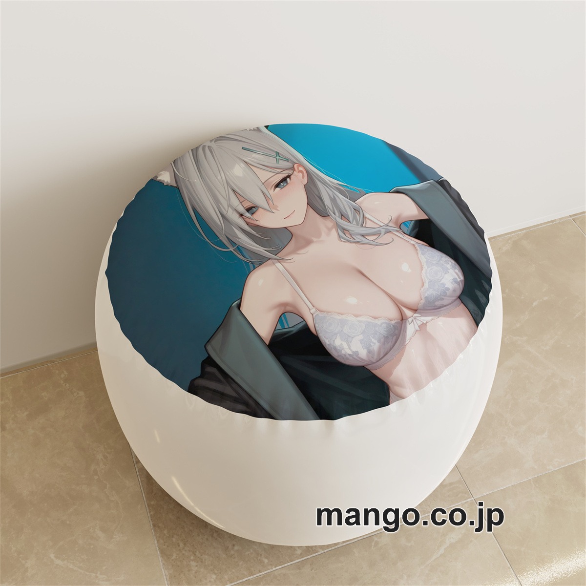 PVC ラウンドスツール【ブルーアーカイブ】シロコテラー アニメ キャラクターグッズ PVC製 ラウンドスツール コレクション用