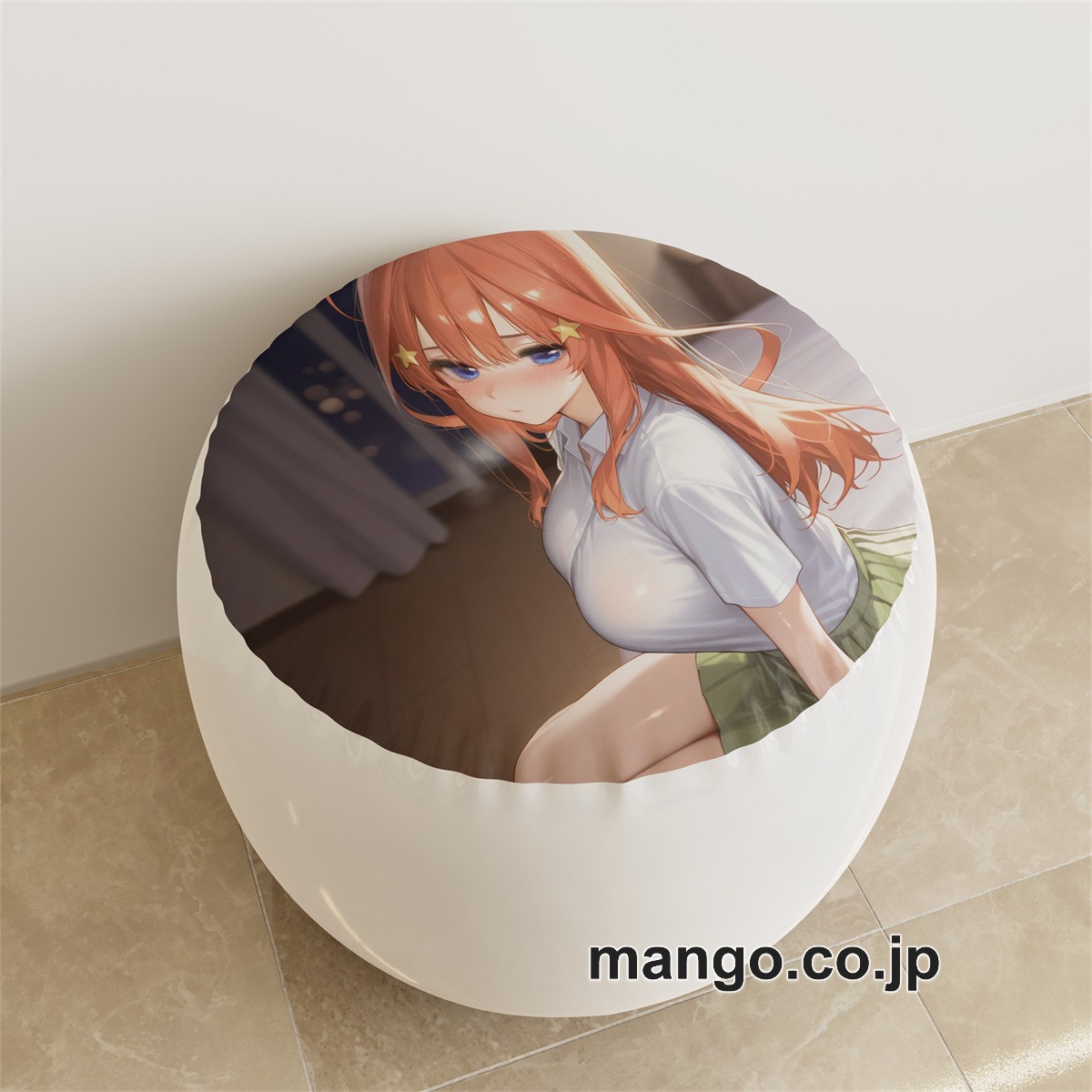 PVC ラウンドスツール【五等分の花嫁】中野五月 アニメ キャラクターグッズ PVC製 ラウンドスツール コレクション用 2