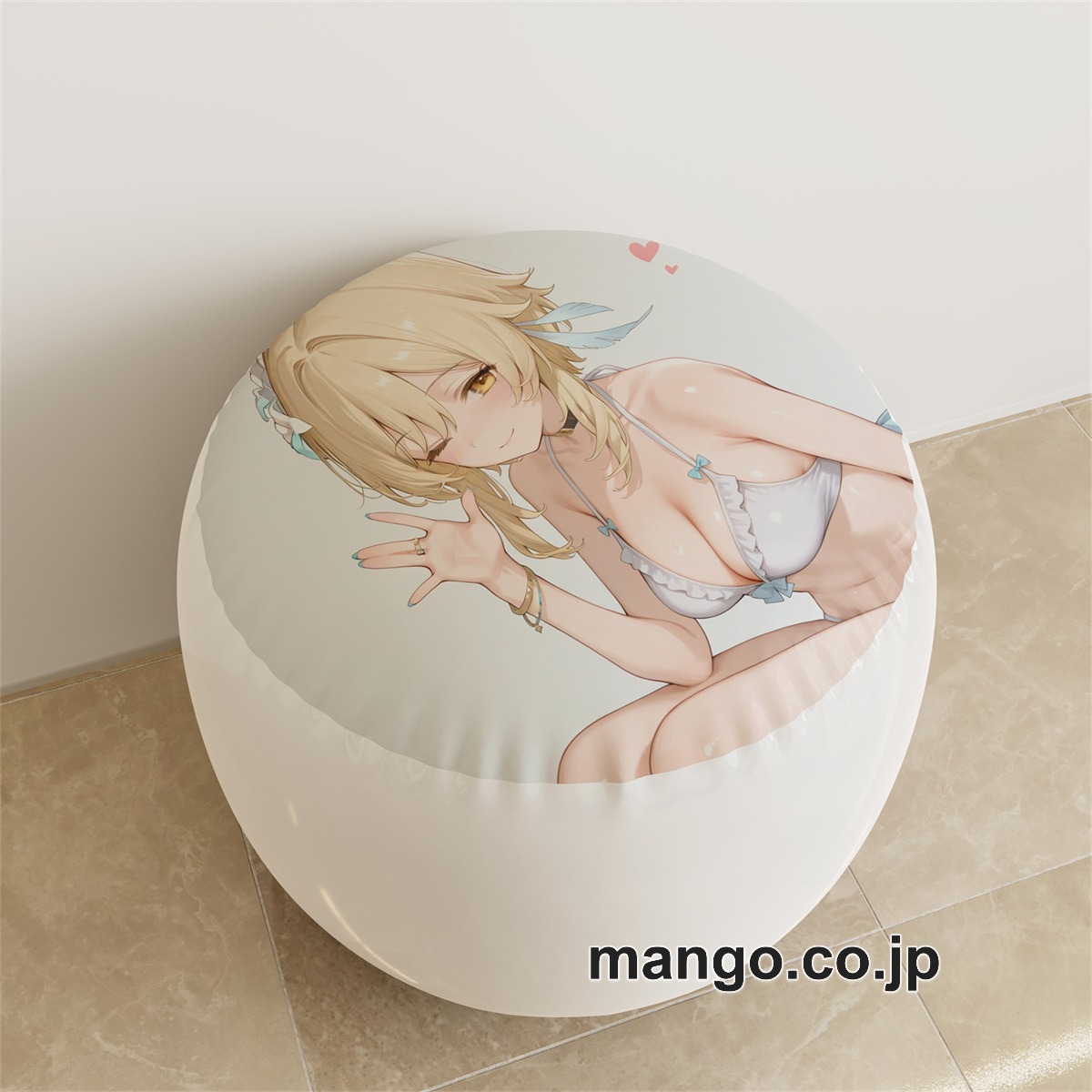 PVC ラウンドスツール【原神】蛍 アニメ キャラクターグッズ PVC製 ラウンドスツール コレクション用 2