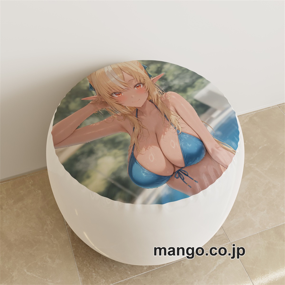 PVC ラウンドスツール【バーチャルYouTuber】不知火フレア アニメ キャラクターグッズ PVC製 ラウンドスツール コレクション用 2