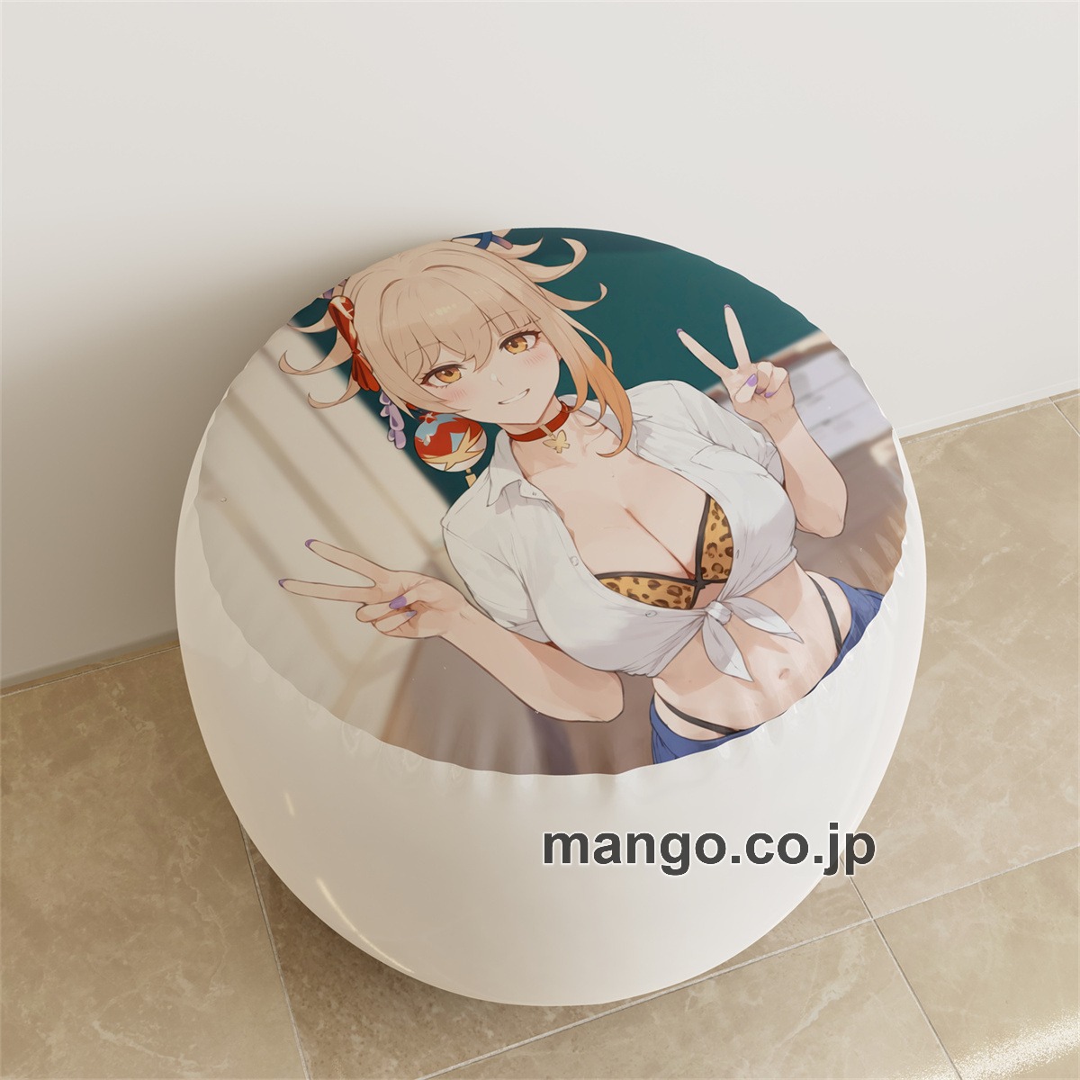 PVC ラウンドスツール【原神】宵宮 アニメ キャラクターグッズ PVC製 ラウンドスツール コレクション用