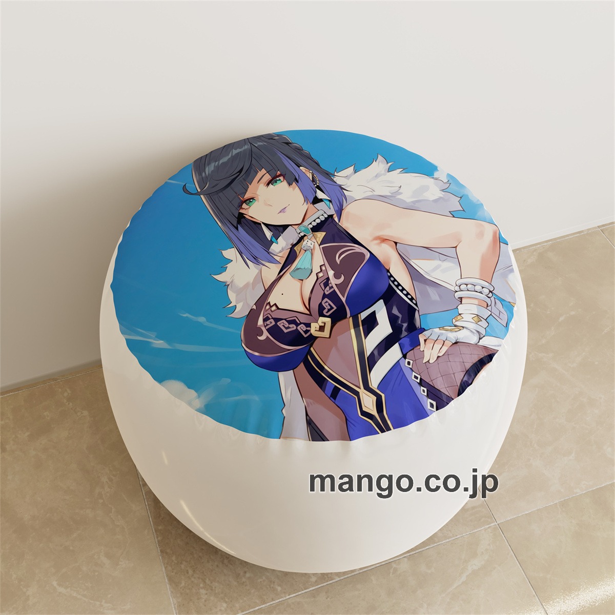 PVC ラウンドスツール【原神】夜蘭 アニメ キャラクターグッズ PVC製 ラウンドスツール コレクション用