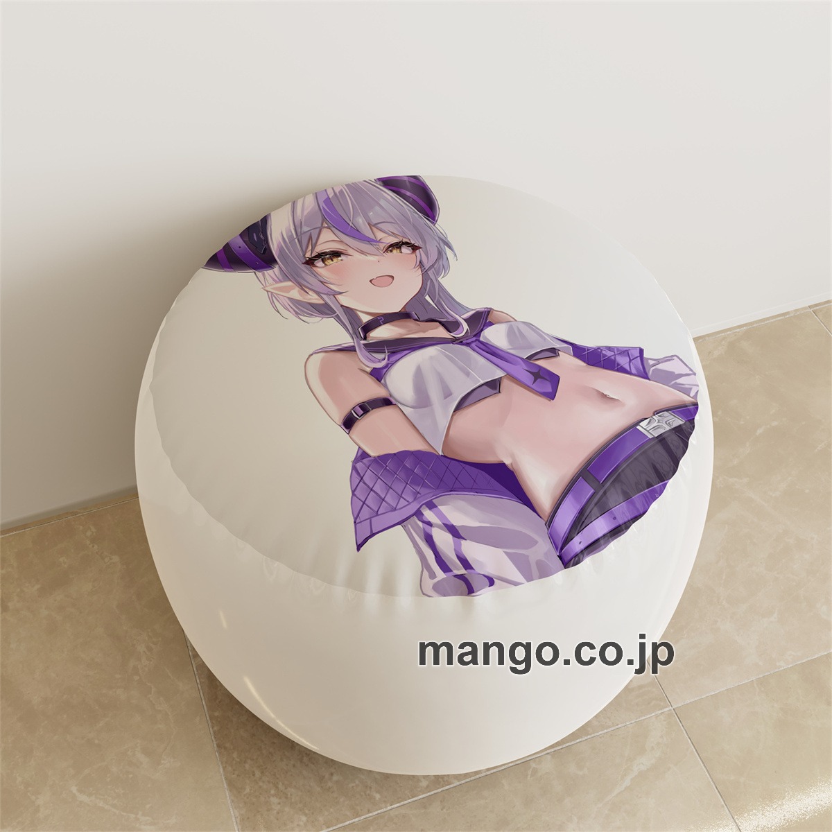 PVC ラウンドスツール【バーチャルYouTuber】ラプラス・ダークネス アニメ キャラクターグッズ PVC製 ラウンドスツール コレクション用