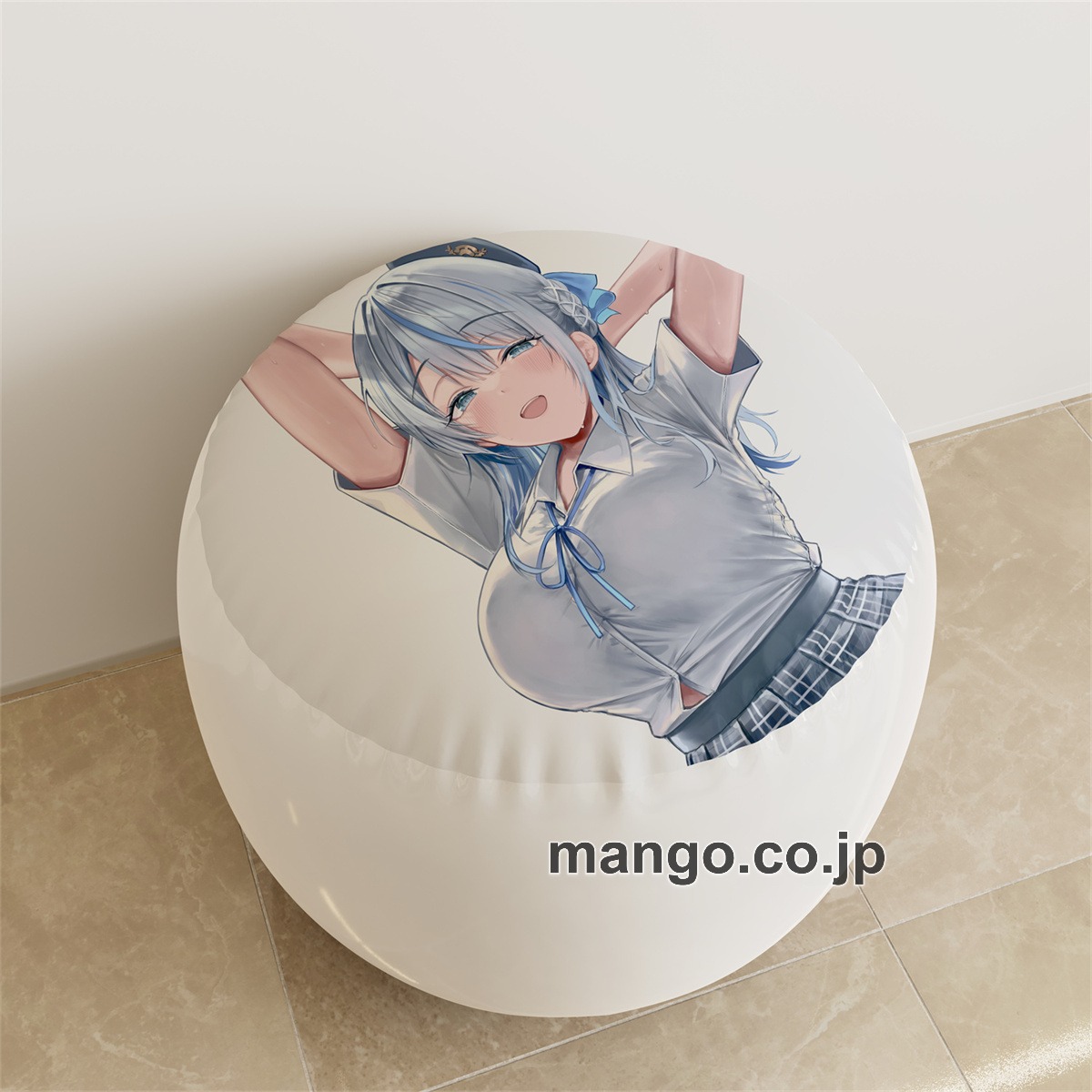PVC ラウンドスツール【バーチャルYouTuber】雨海ルカ アニメ キャラクターグッズ PVC製 ラウンドスツール コレクション用