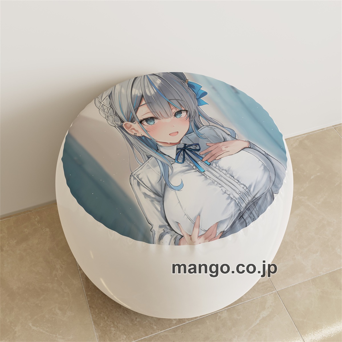 PVC ラウンドスツール【バーチャルYouTuber】雨海ルカ 星街すいせい アニメ キャラクターグッズ PVC製 ラウンドスツール コレクション用