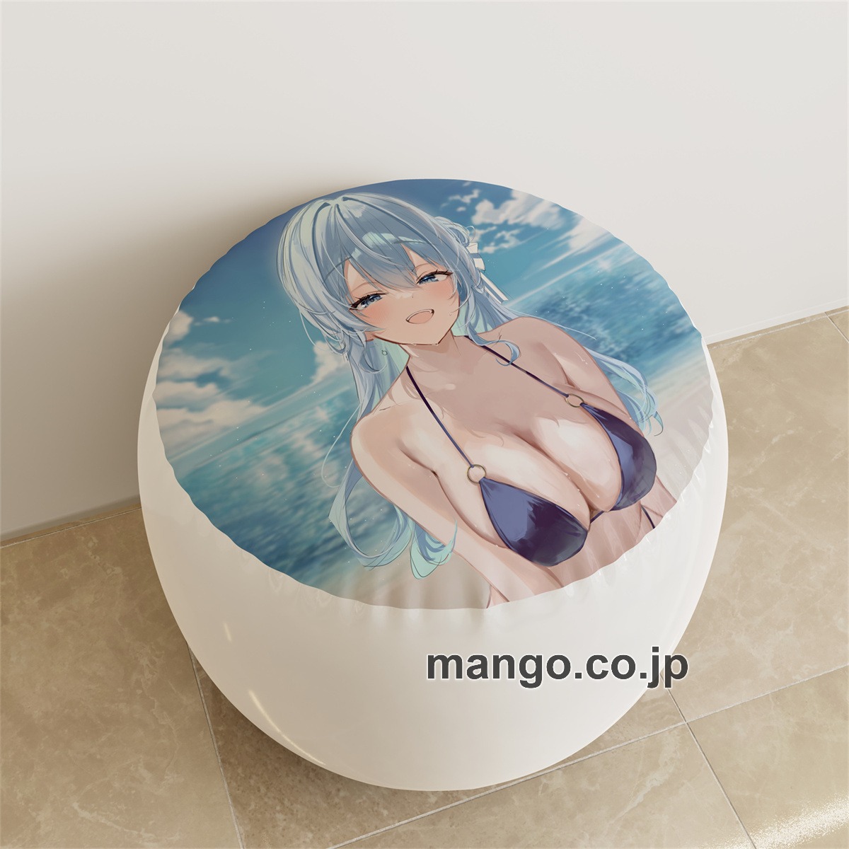 PVC ラウンドスツール【バーチャルYouTuber】雨海ルカ 星街すいせい アニメ キャラクターグッズ PVC製 ラウンドスツール コレクション用 2